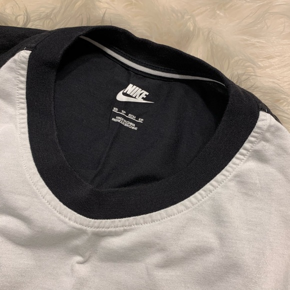 Nike Colorblock Muscle Tank Top Black & White XS - Picture 4 of 12